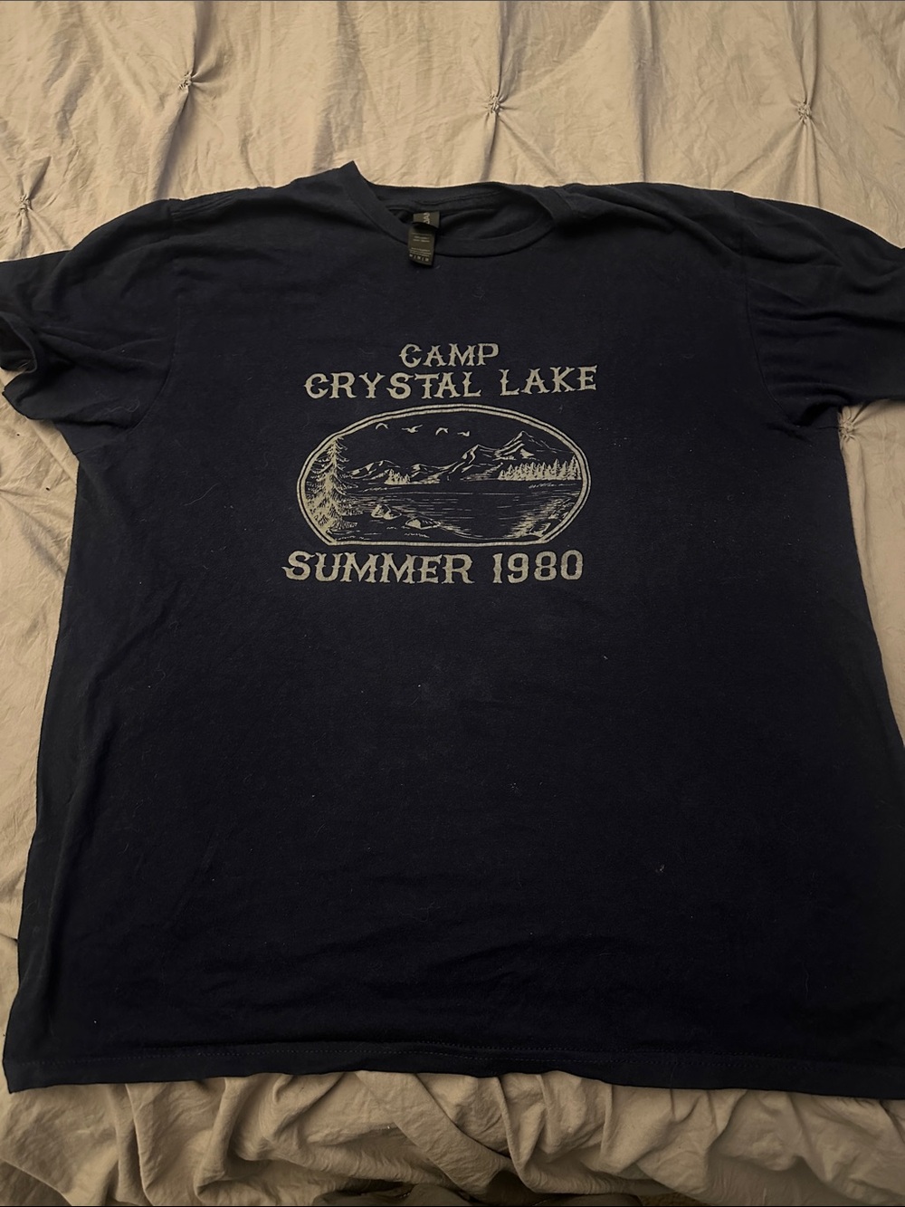 Camp Crystal Lake Graphic Tee - Navy